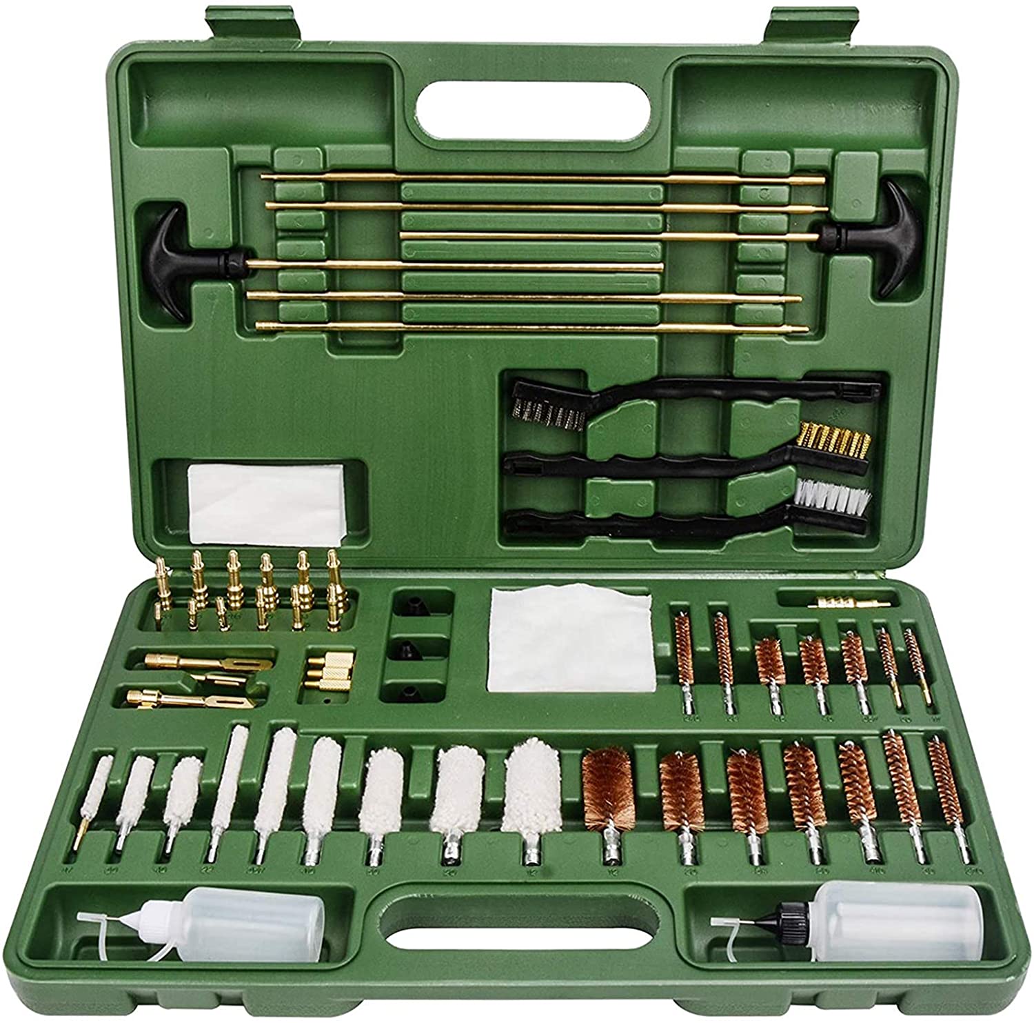 Kit de limpieza de armas universal para todas las armas con estuche portátil de tamaño de viaje