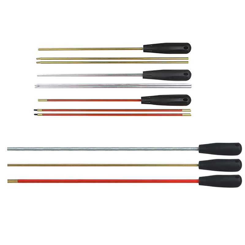 Varillas de limpieza para PISTOLA de 3 secciones con mango de plástico