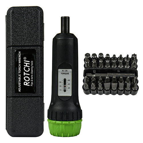 Destornillador dinamométrico ajustable Unidad de 1/4