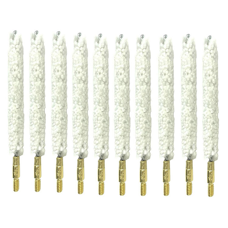 Trapeadores de limpieza de pistolas con alambres de algodón para limpieza de orificios