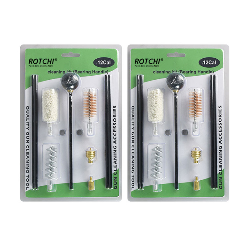 Kit de limpieza de pistola con mango de bola para escopeta