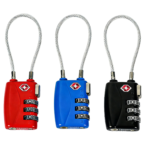 Candado de cable seguro para exhibición de armas