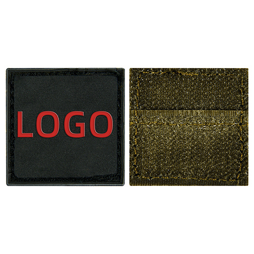 Material de goma pegatinas con logotipo