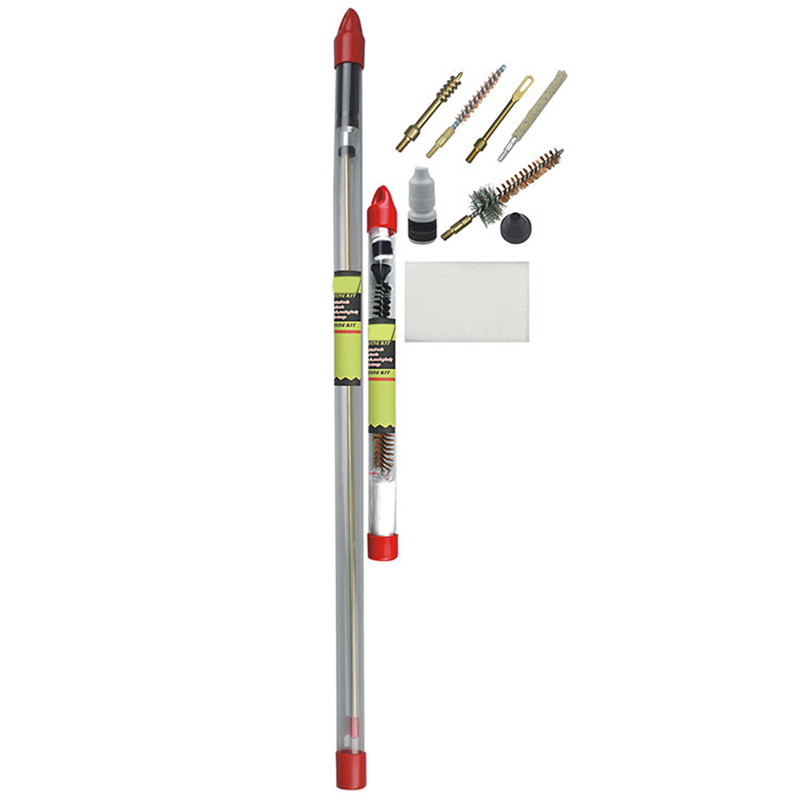 Kit de limpieza de rifle Paquete de tubos colgantes de varilla larga de una pieza