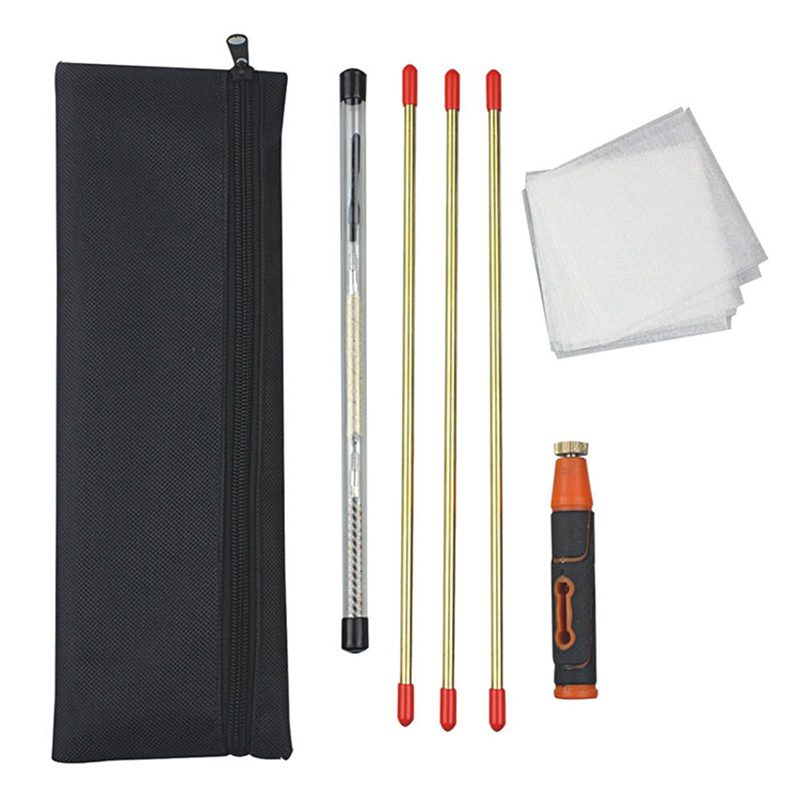 Kit de limpieza para rifle, bolsa de tela abierta con cremallera, 600D, paño anti-lluvia