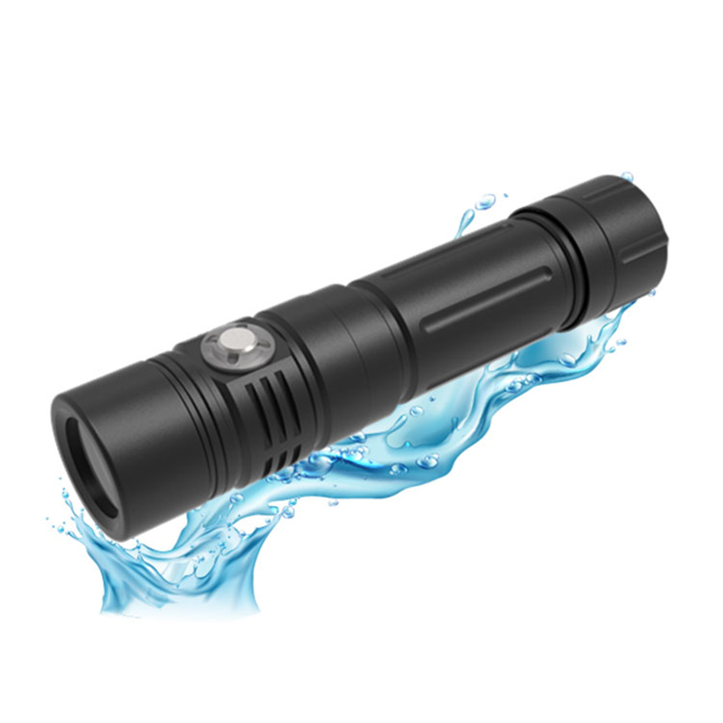 Linterna de buceo LED profesional IPX8 SST40