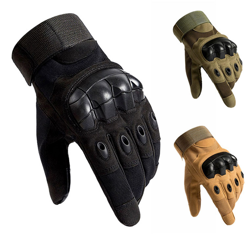 Guantes tácticos con pantalla táctil para nudillos duros, guantes de combate militar del ejército, Airsoft, deportes al aire libre, ciclismo, Paintball, caza, dedos completos